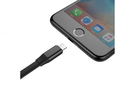 Кабель USB BASEUS Two-in-one Portable, USB - MicroUSBLightning, 2А, 23 см, черный - 5