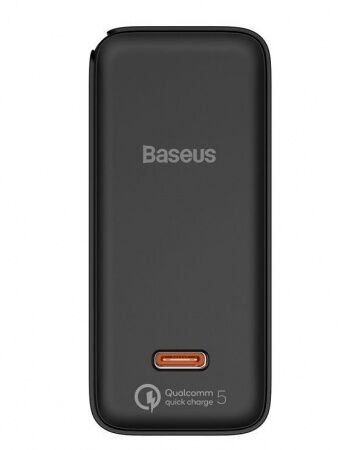 Зарядное устройство BASEUS GaN2 Fast Charger USB-C  Кабель Type-C-Type-C, 3A, 100W, черный - 4