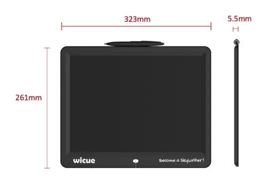 Планшет для рисования Wicue Liquid Crystal Handwriting Tablet 15-inch (Black/Черный) - 3