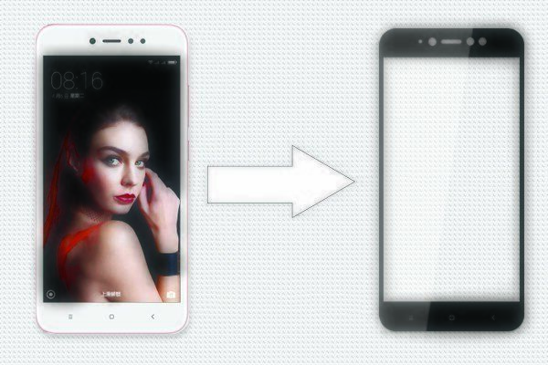 Защитное стекло с рамками 2.5D для Redmi Note 5A Ainy Full Screen Cover 0.33mm (Black/Черный) : отзывы и обзоры - 3