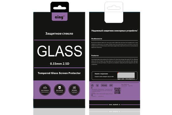 Защитное стекло для Redmi Note 3/Note 3 Pro Ainy 0.33mm : характеристики и инструкции - 1