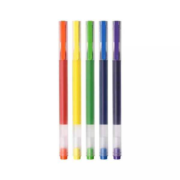 Набор гелевых ручек Xiaomi MI Jumbo Colourful Pen MJZXB03WC 5 шт. - 3