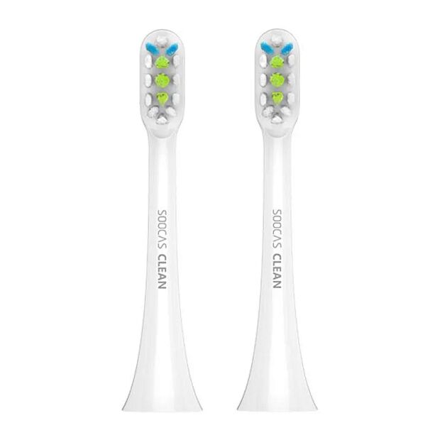 Насадка для зубной щетки SOOCAS X3 (2 шт) (BH01W) (White/Белый) RU - 2