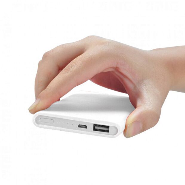 Силиконовый чехол для Xiaomi Power bank 5000 Slim (White) - 2