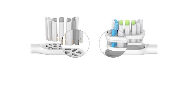 Насадка для зубной щетки SOOCAS X3 (2 шт) (BH01W) (White/Белый) RU - 4