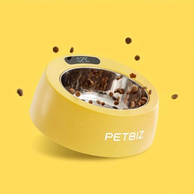 Миска-весы Petbiz Smart Bowl Wi-Fi (Yellow) - 3