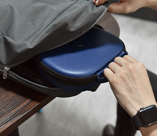 Чехол WIWU Ultrathin Smart Case для AirPods Max синий - 6