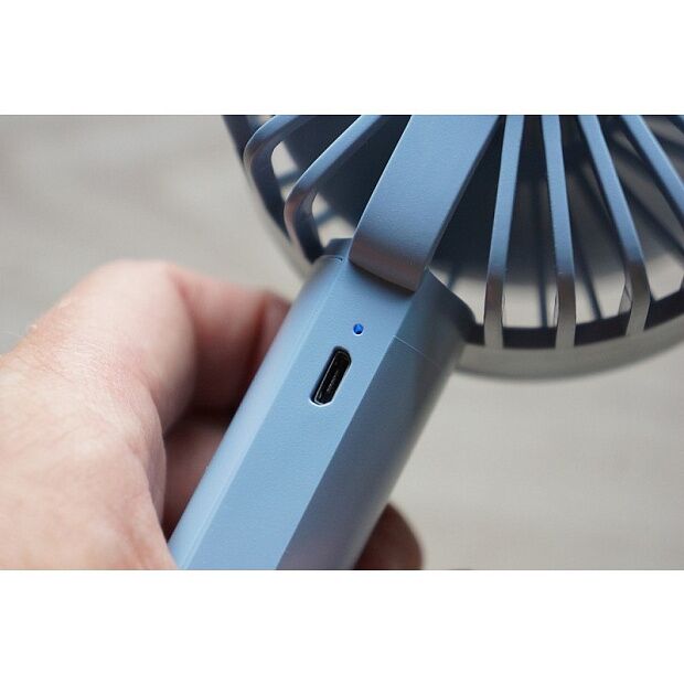 Портативный карманный вентилятор VH YU Portable Handheld Fan (Blue/Синий) - 2