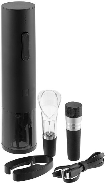 Электрический штопор плюс набор аксессуаров для вина HuoHou Electric Wine Bottle Opener Basic HU0047 RU (Black) - 6