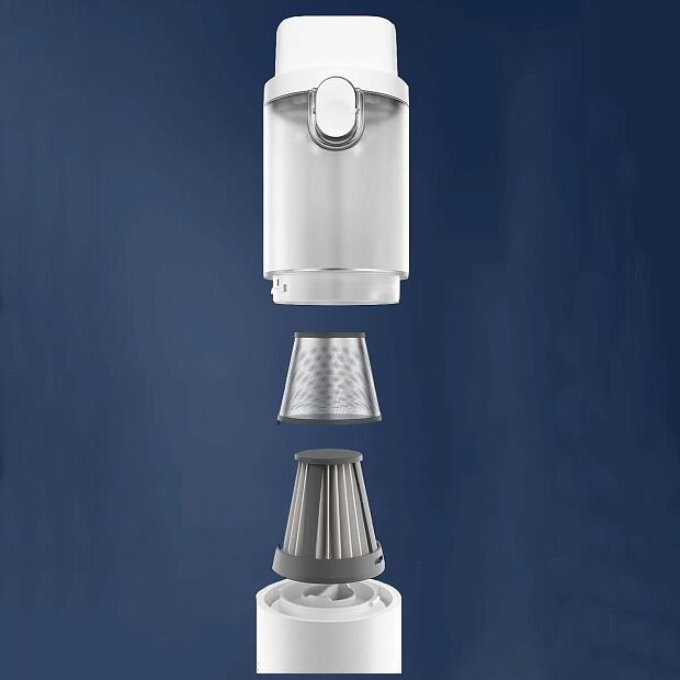 Ручной пылесос LYDSTO H2 handheld vacuum cleaner (16KPa/120W/7500mAh) (White) - 6