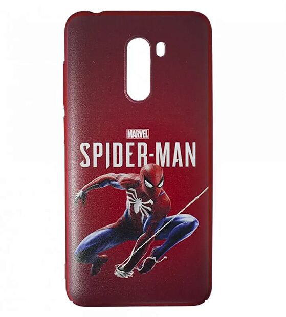 Защитный чехол для Xiaomi Pocophone F1 Spider-Man Marvel (Red/Красный) - 4