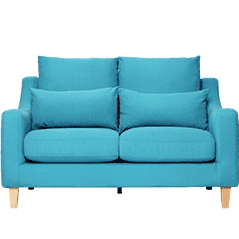 Диван двухместный 8H American Coth Sofa (Turquoise/Бирюзовый) 