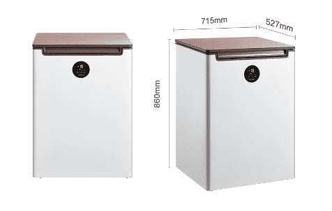 Морозильная камера Midea Beautiful Home Freezer BD/BC-98KEV 98L (Silver/Серебристый) - 2