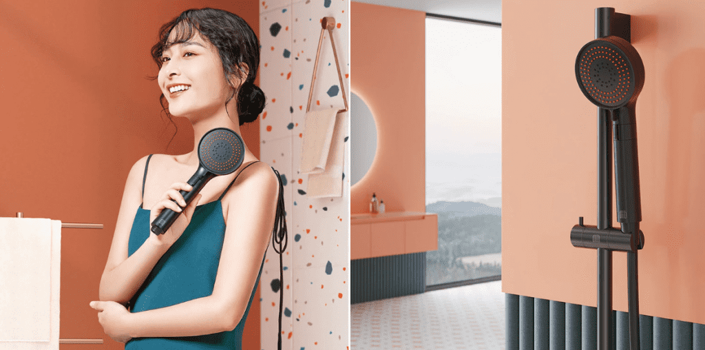Дизайн насадки для душа Xiaomi Dabai Adjiustable Flow Pressurizer Shower DXHS009-YP