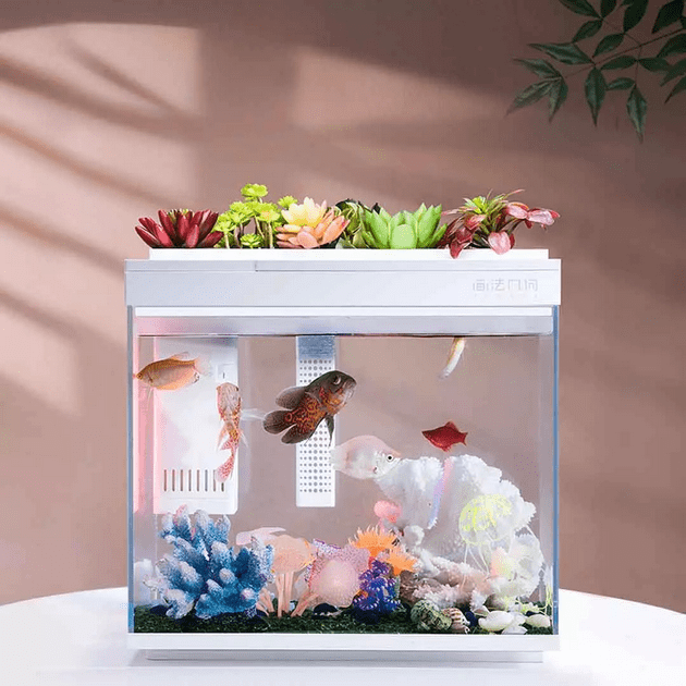 Внешний вид аквариума аквариума Xiaomi AI Smart Modular Fish Tank HF-JHYG006 